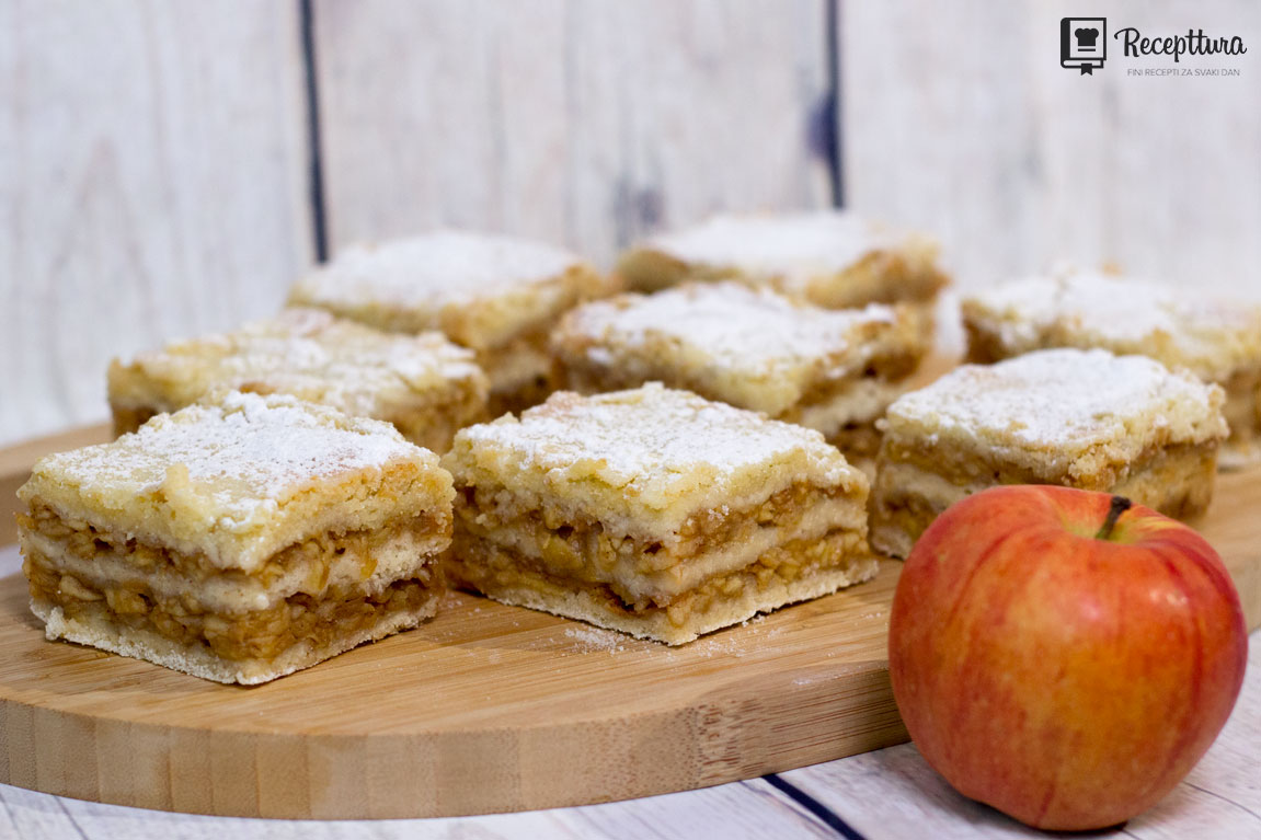 Sipana pita od jabuka je jednostavna i fina.