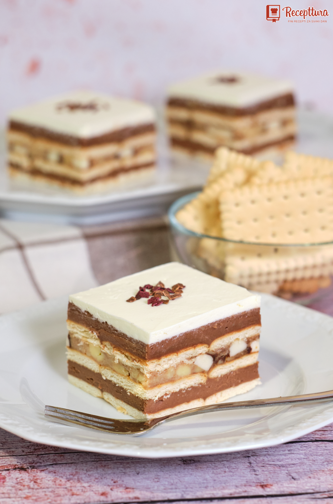 Kremisimo kocke s tri okusa - čokolada, bananice i Nutella, jednostavan recept bez pečenja